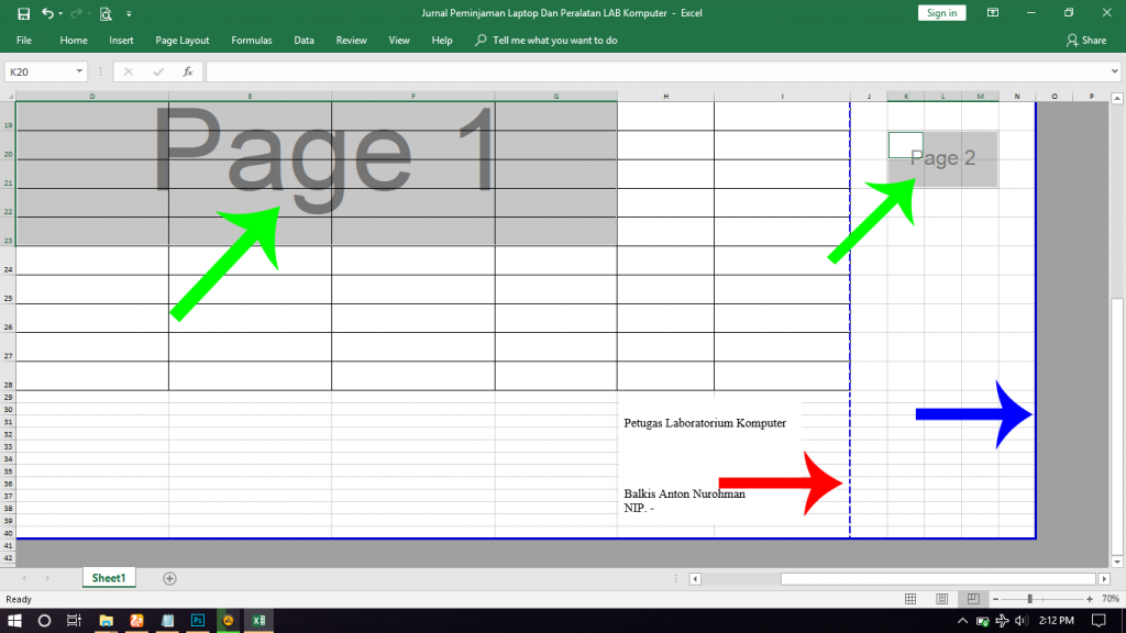 Cara Print Excel Agar Tidak Kecil Dan Tidak Terpotong
