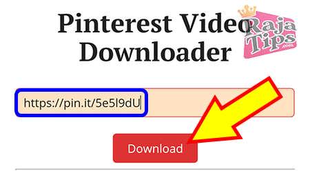 Download Video Pinterest Tanpa Aplikasi