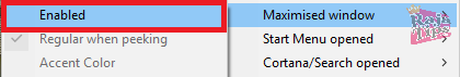 Enable Maximised Window
