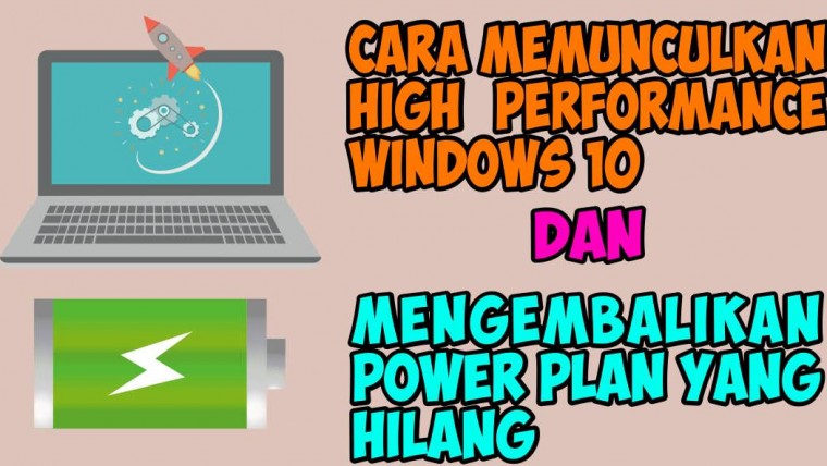 No High Performance Power Option Windows 10