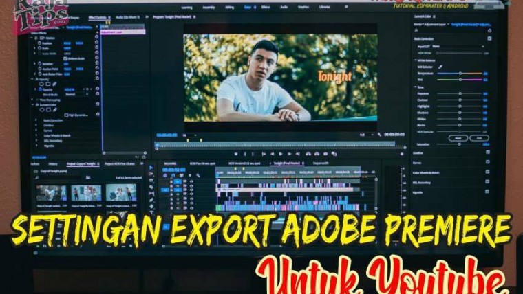 Setting Sequence Adobe Premiere Untuk Youtube