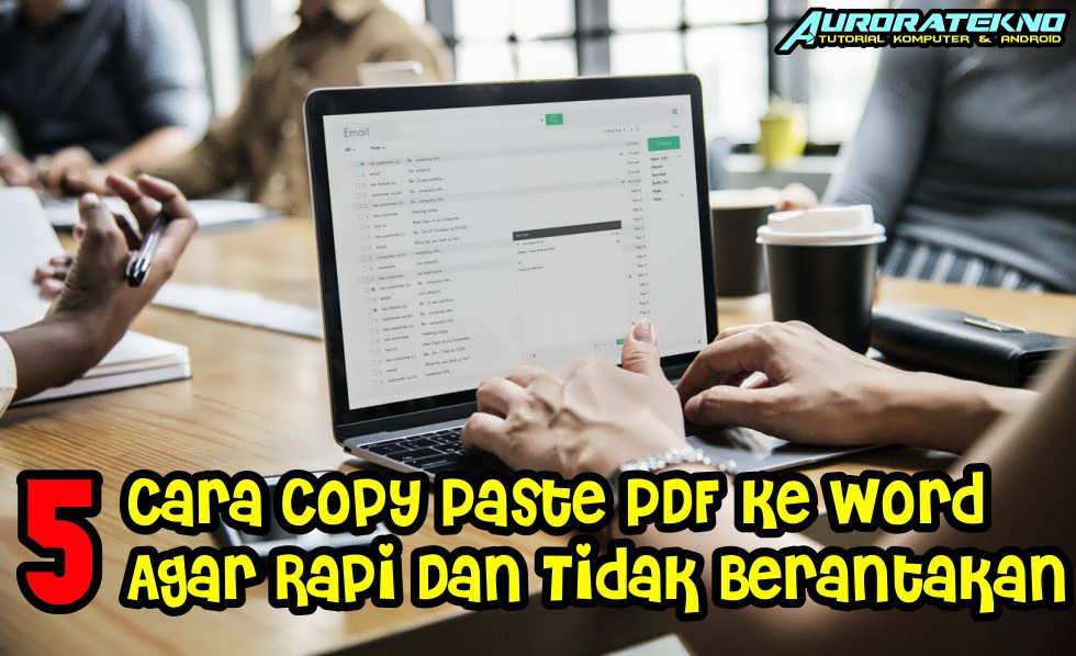 cara copy paste pdf ke word agar rapi