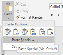 cara copy paste tanpa merubah format