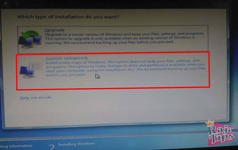Cara Instal Windows 7 Menggunakan Flashdisk Beserta Gambarnya