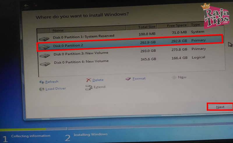 Cara Install Komputer Windows 7
