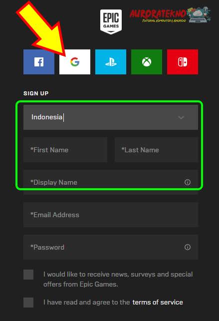 Sign In With Google Account