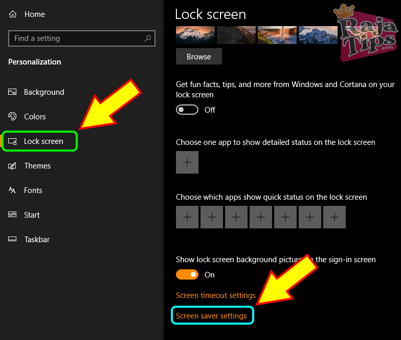Cara Mengaktifkan Lock Screen Windows 10