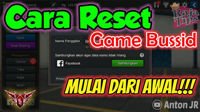 Reset Game Bussid