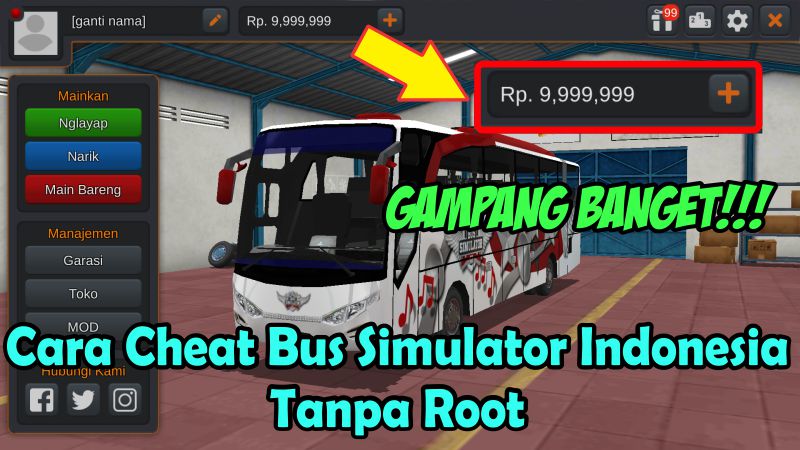 Cheat Bus Simulator Indonesia