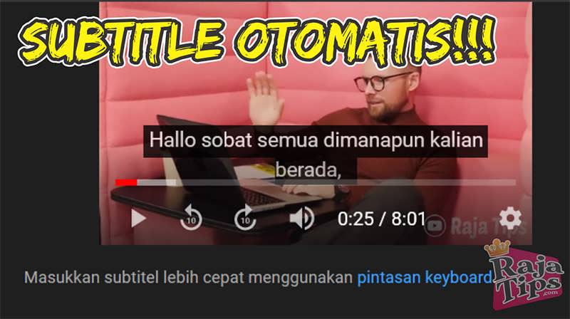 Menambahkan Subtitle Di Youtube