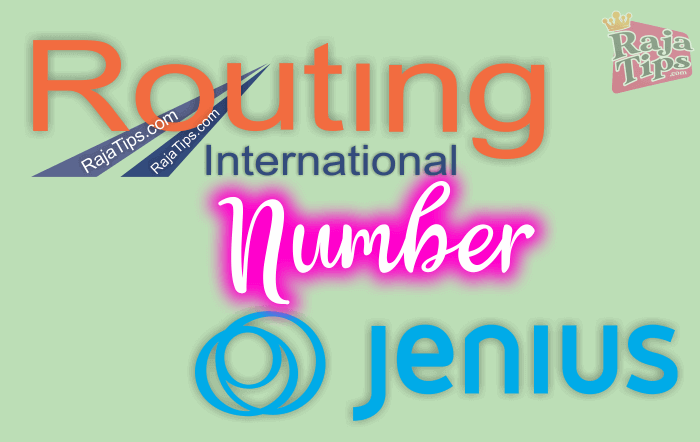 Routing Number Jenius