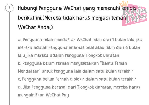 Syarat Scan WeChat