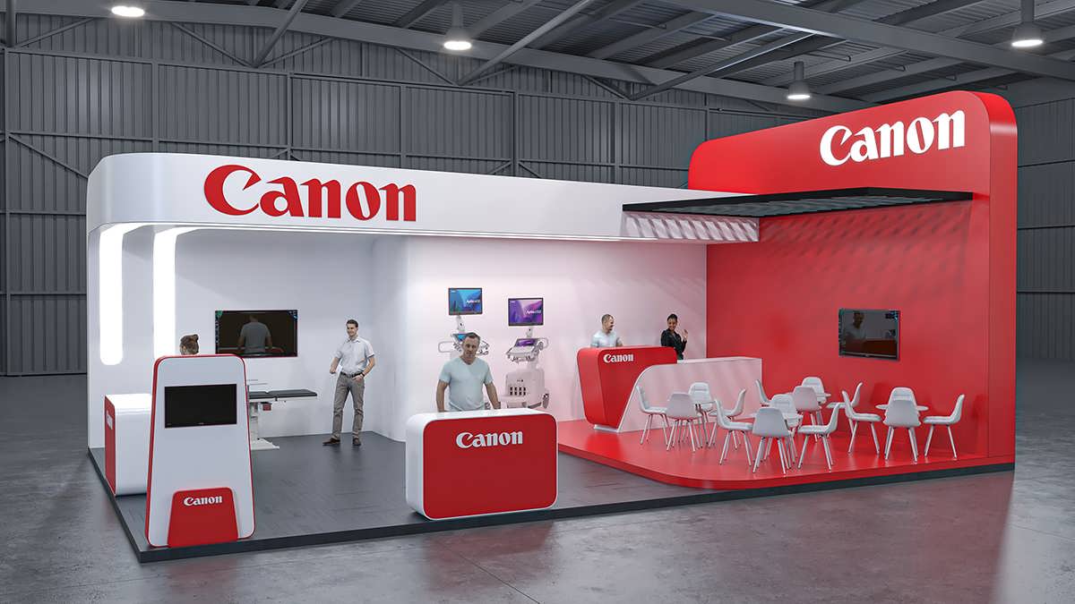 Stand Pameran Simpel