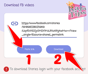 download story fb link private