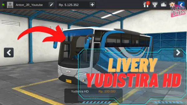 Livery Bussid Yudistira HD