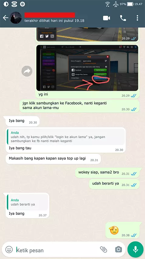 Testimoni Top Up Bussid 5