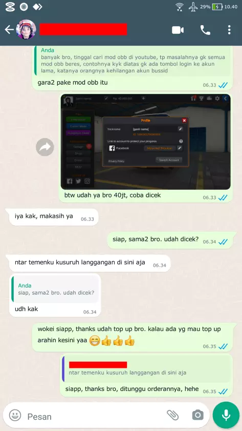 Testimoni Top Up Bussid 11