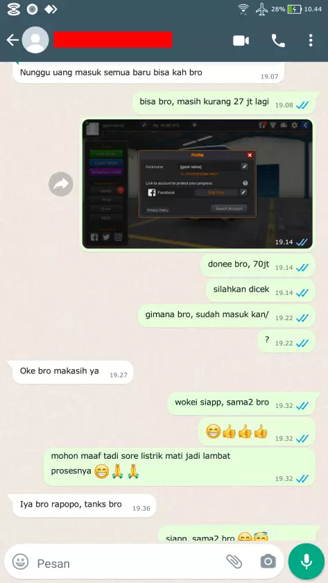 Testimoni Top Up Bussid 20