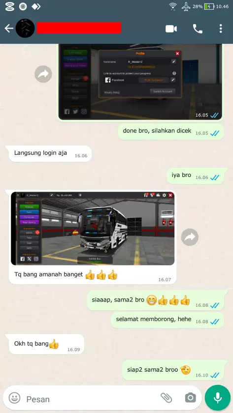 Testimoni Top Up Bussid 22