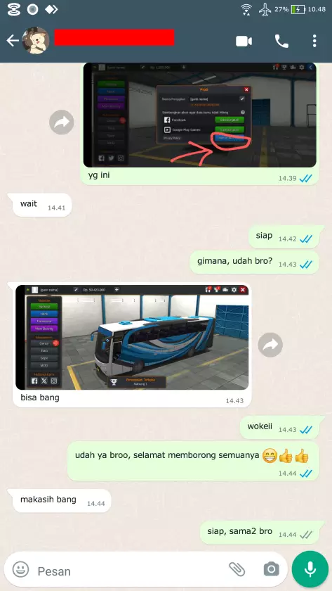 Testimoni Top Up Bussid 27