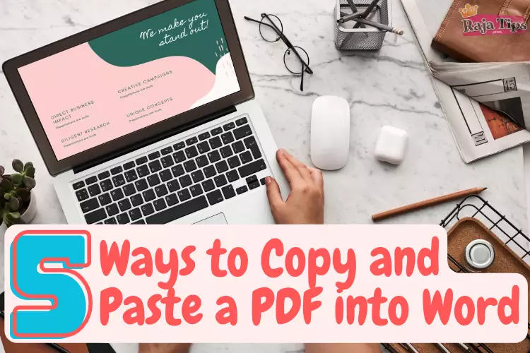 How To Copy PDF Into Word