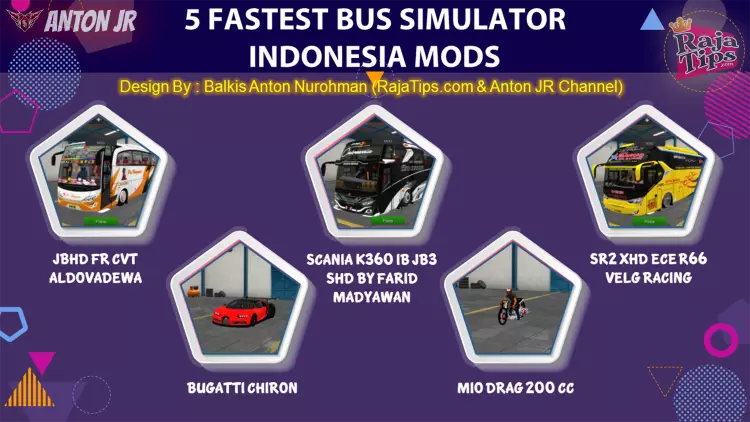Fastest Bus Simulator Indonesia Mods