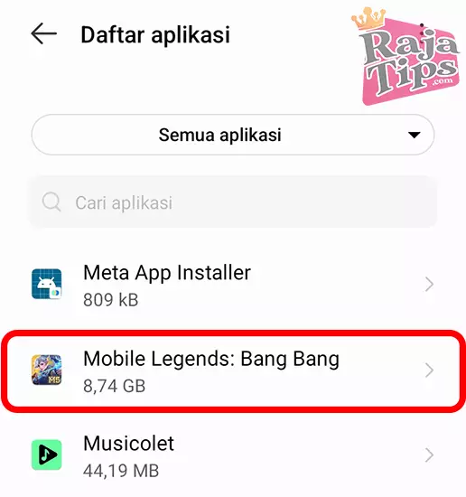 Mobile Legends App