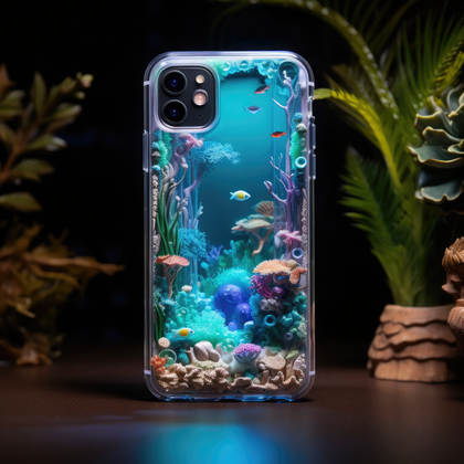 Aquatic Phone Case Creative Coral Sea Life Decoration