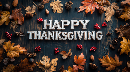 Celebrate Autumn With Vibrant Thanksgiving Greetings
