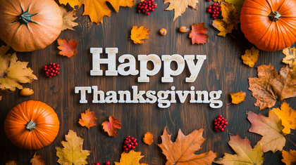 Celebrate The Season Rustic Thanksgiving Greetings Amidst Fall Splendor