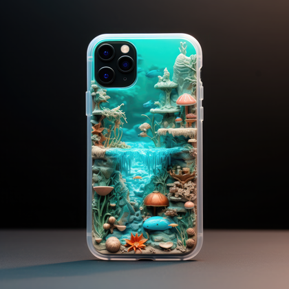 Fantasy Mushrooms Phone Case Magical Forest Enchantment