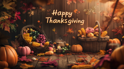 Festive Glow A Thanksgiving Celebration Of Harvest And Gratitude