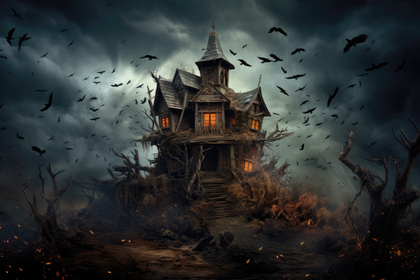 Haunted House Halloween Spooky Horror Photography