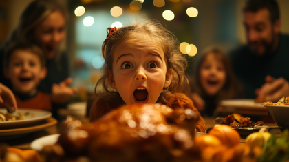 Heartwarming Family Thanksgiving Celebration Captured In Joyful Faces
