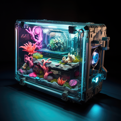 Octopus Themed Aquarium Gaming Pc Custom Build