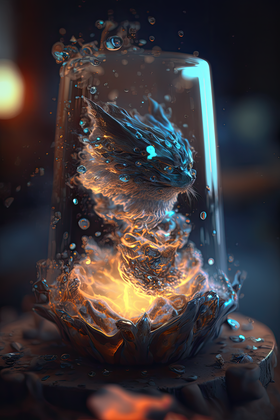 Unveil The Mystery Enigmatic Creature Encased In A Glowing Ice Prism